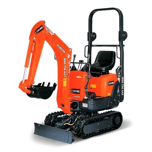 1T Excavators For Dry Hire