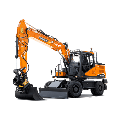 14T Wheeled Excavator For Dry Hire