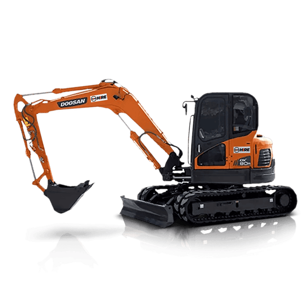 Compact, reliable mini excavator for construction and landscaping projects in Australia, available for short and long-term hire across major cities.