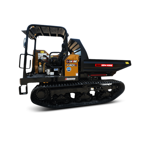 Morooka MST-40CR Canopy 4-Tonne 360° Rotating Track Dumper Dry Hire