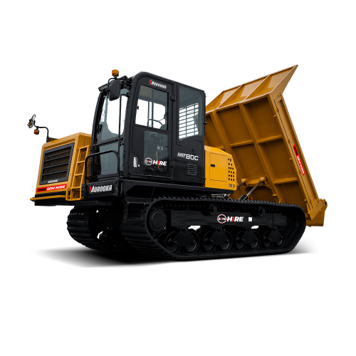 Morooka MST-800VD & MST-80C Heavy Straight Track Crawler Dumper Dry Hire