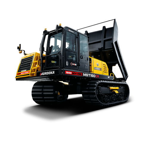 Morooka MST-160CR 16-Tonne 360° Rotating Track Dumper Dry Hire