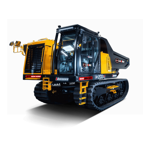 Morooka MST-200CR 20-Tonne 360° Rotating Track Dumper Dry Hire